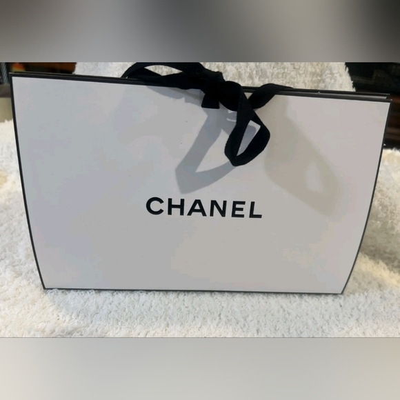 CHANEL COCO Mark Orange Leather Bifold Long Wallet with the STICKER and box - Picture 12 of 16